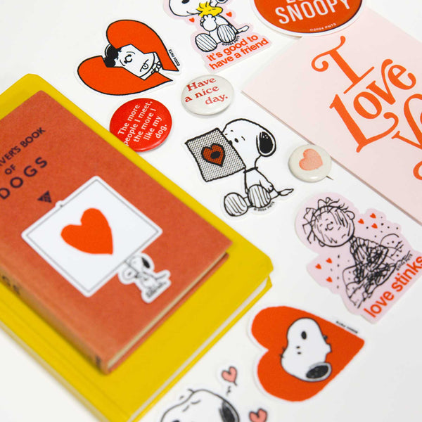 3P4 x Peanuts® Valentine Sticker - Snoopy Heart