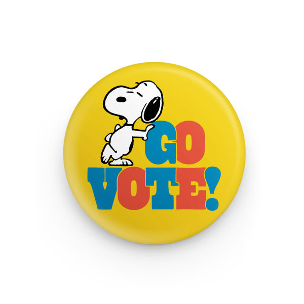 3P4 x Peanuts® - Snoopy Go Vote Button