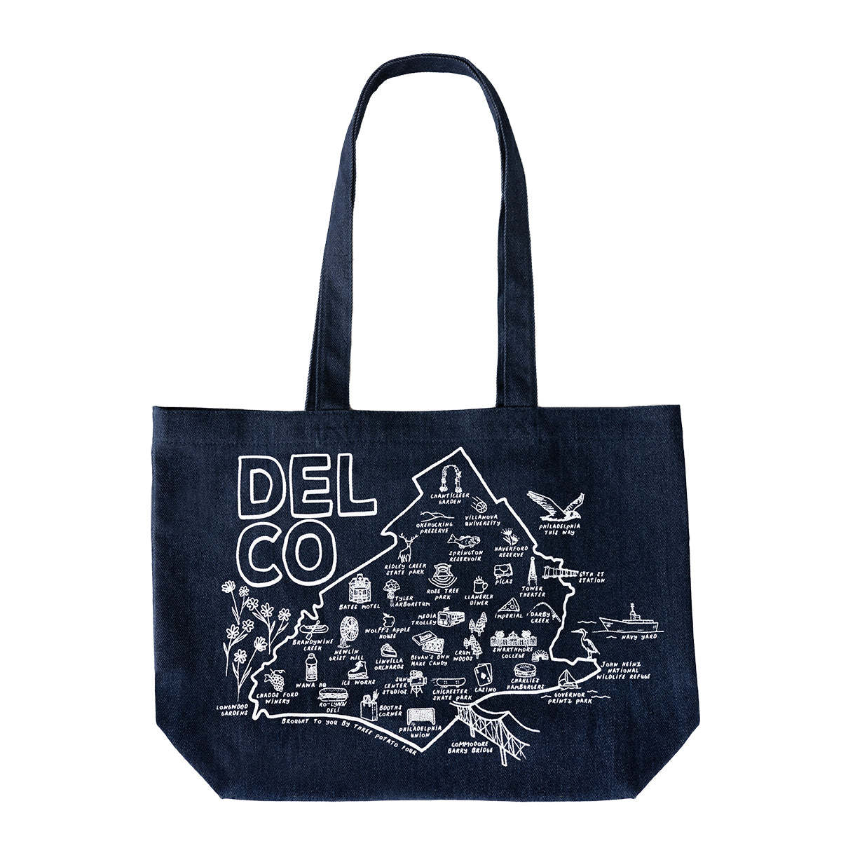 Boston Denim Tote by Maptote