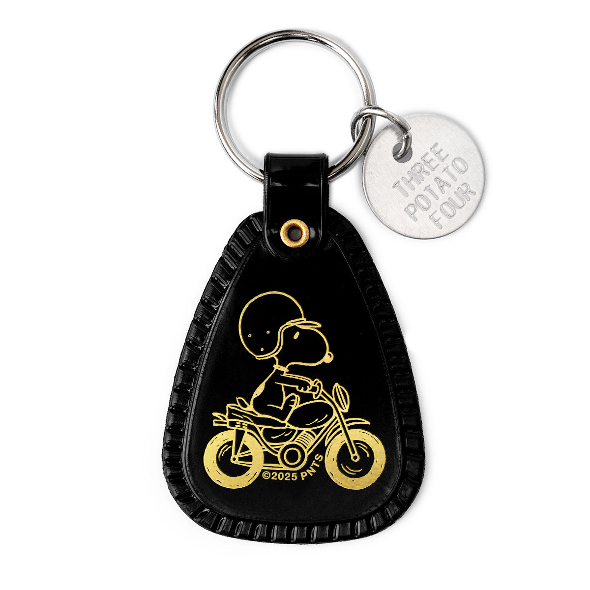 3P4 x Peanuts® - Snoopy Motorcycle Saddle Keychain – THREE POTATO FOUR