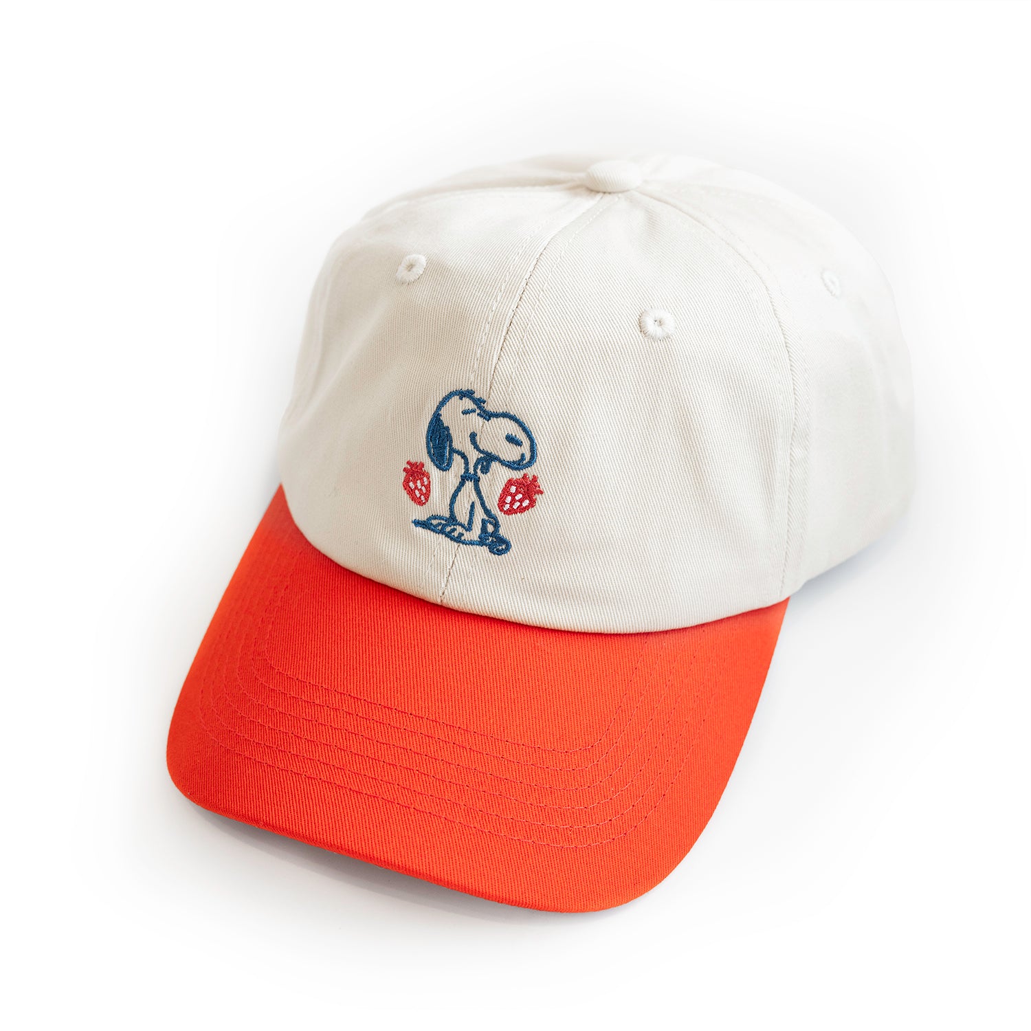 スヌーピー  帽子 オーダーはこちらから 3P4 x Peanuts® - Snoopy Strawberry Dad Hat – THREE POTATO FOUR