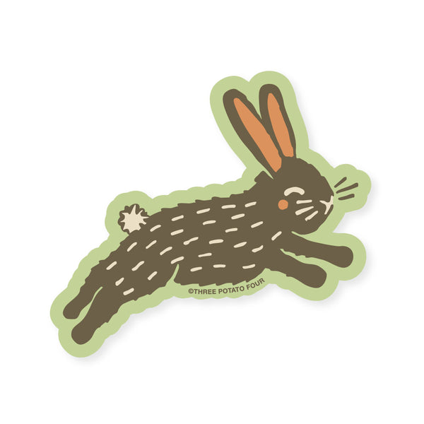 Sticker - Leaping Bunny