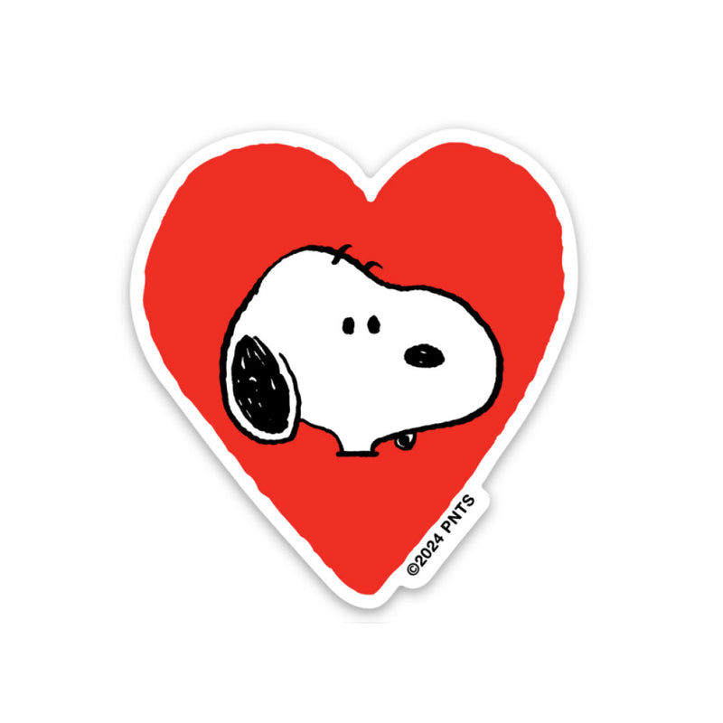 3P4 x Peanuts® Valentine Sticker - Snoopy Heart – THREE POTATO FOUR
