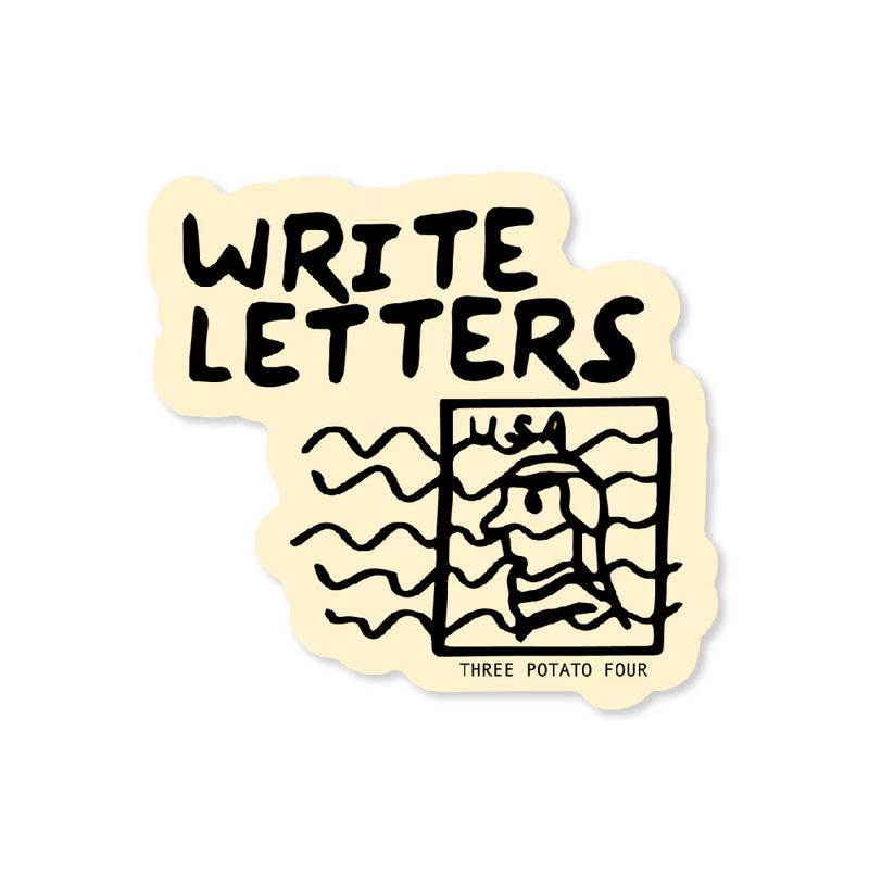 Write Text Sticker Sticker - Write Letters – THREE POTATO FOUR