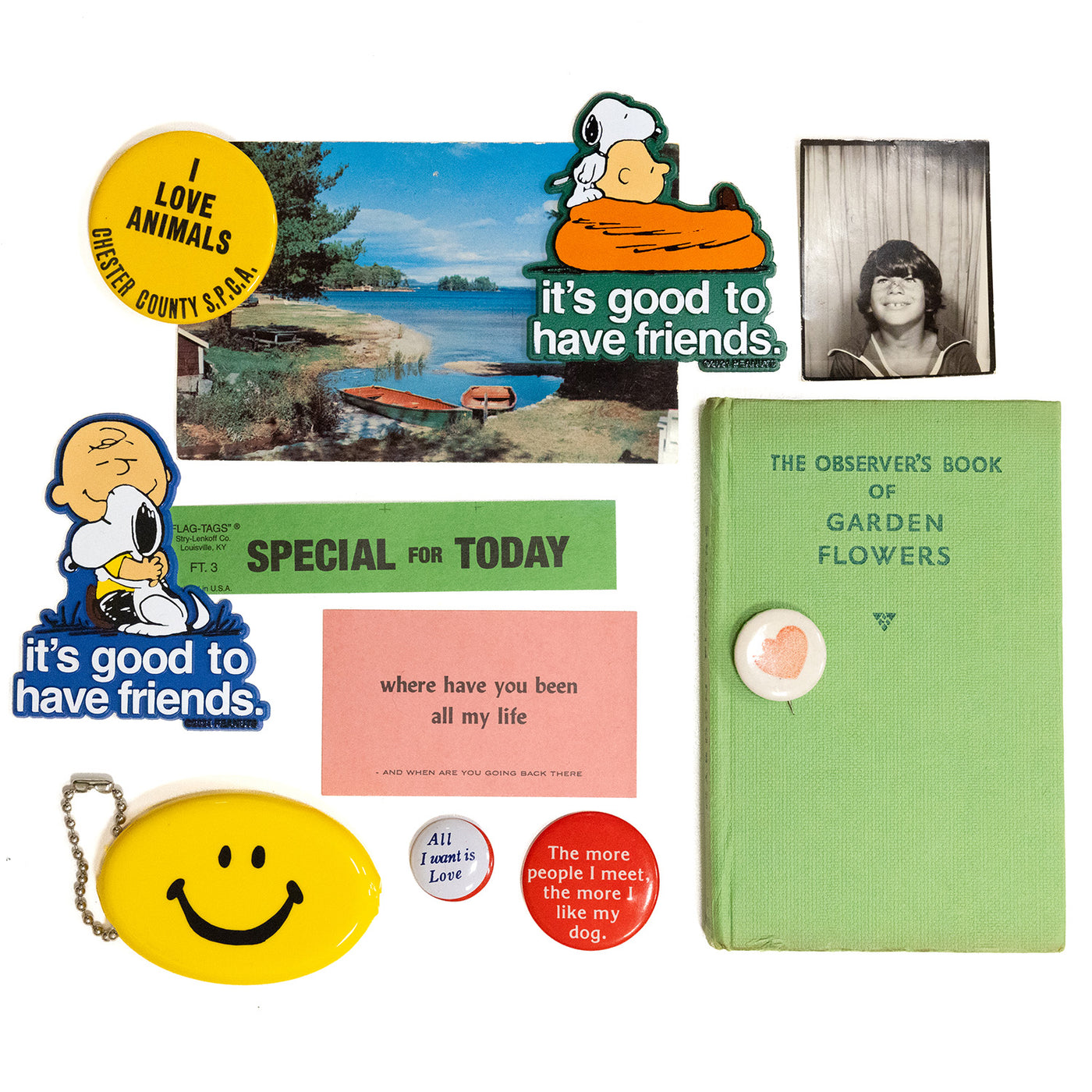 3P4 X Peanuts® - Good Friends Classic Refrigerator Magnet (Green