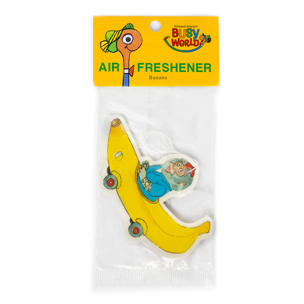 3P4 x Richard Scarry - Banana Car Air Freshener