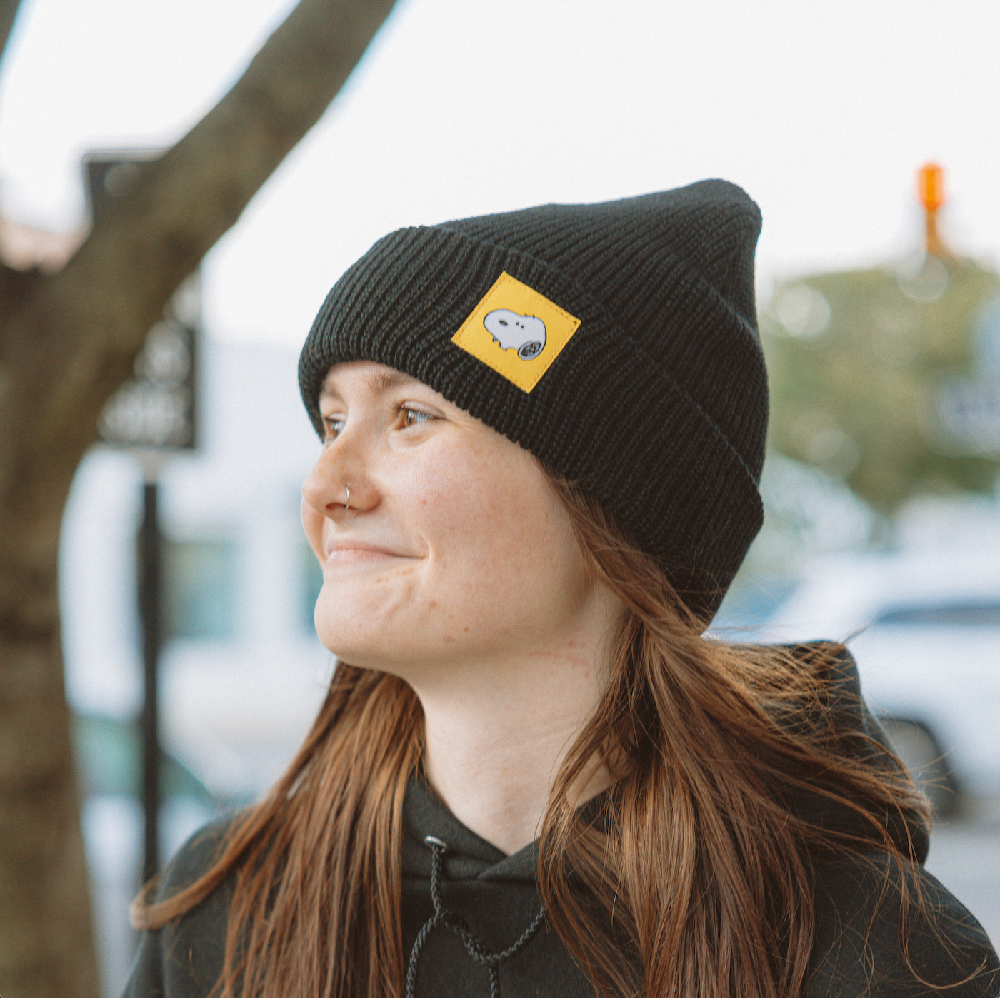 3P4 x Peanuts® - Snoopy Beanie (Black) – THREE POTATO FOUR
