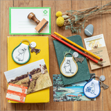 3P4 x Moomin® - Moomintroll Wave Patch Keychain + Charm