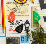 3P4 x Peanuts® - Snoopy Surf Saddle Keychain (Blue)