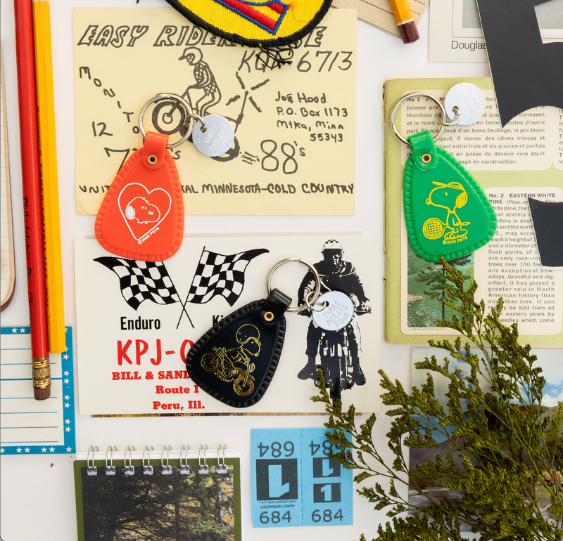 3P4 x Peanuts® - Snoopy Heart Saddle Keychain