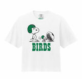 3P4 x Peanuts® - Snoopy Birds Crop Shirt