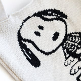 3P4 x Peanuts® Halloween - Snoopy Skeleton Knit Tote