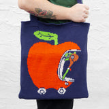 3P4 x Richard Scarry® - Apple Car Knit Tote