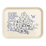 Large Tray - Delco Map