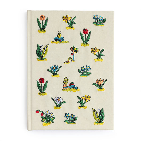 3P4 x Richard Scarry® - Lowly Floral Embroidered Journal
