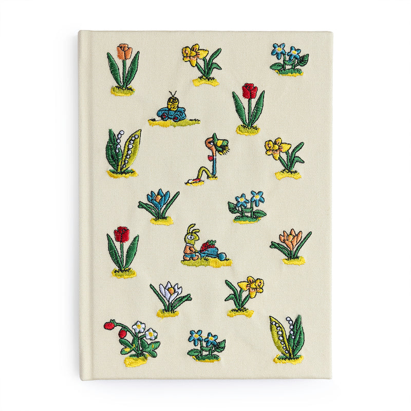 3P4 x Richard Scarry® - Lowly Floral Embroidered Journal