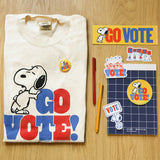 3P4 x Peanuts® - Go Vote Tee