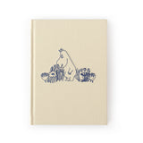 3P4 x Moomin® - Moomintroll Garden Embroidered Journal