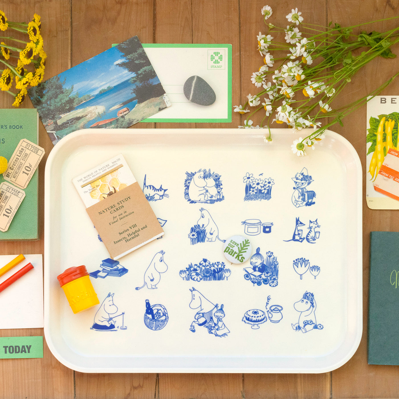 3P4 x Moomin® - Moominvalley Large Tray – THREE POTATO FOUR