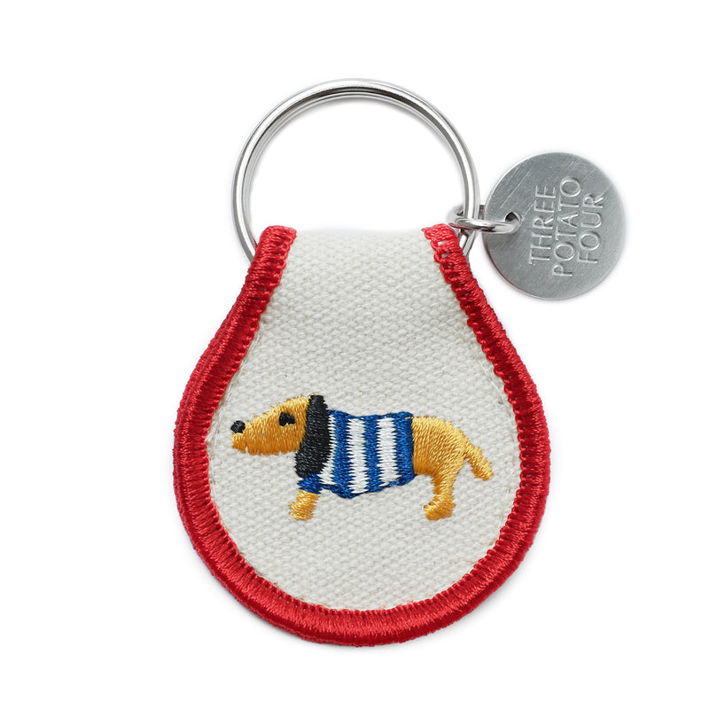 Patch Keychain - Sweater Dog