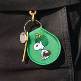 3P4 x Peanuts® - Snoopy & Woodstock Football Patch Keychain (Green)