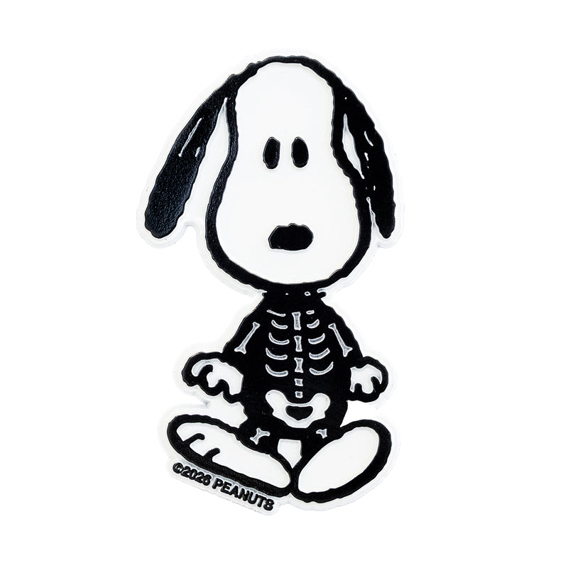 3P4 x Peanuts® Halloween - Snoopy Skeleton Fridge Magnet – THREE