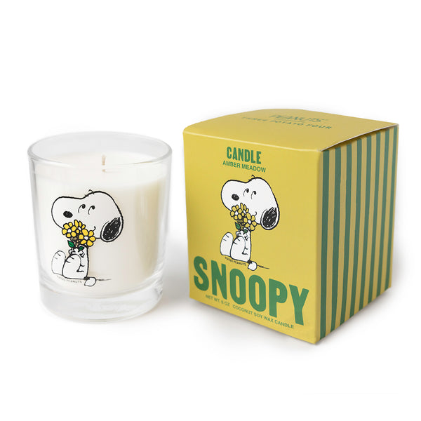 3P4 x Peanuts® Candle - Snoopy Bouquet (Amber Meadow)