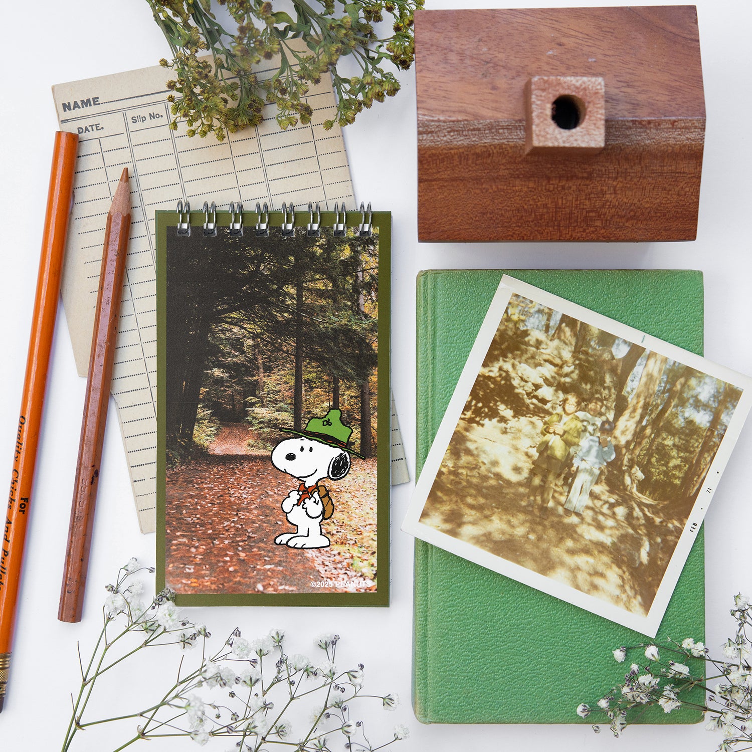 3P4 x Peanuts® - Snoopy Scout Mini Notebook – THREE POTATO FOUR