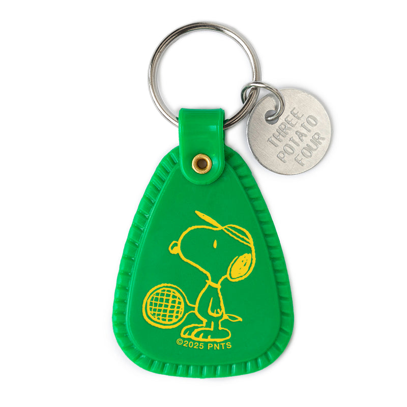 3P4 x Peanuts® - Snoopy Tennis Saddle Keychain – THREE POTATO FOUR