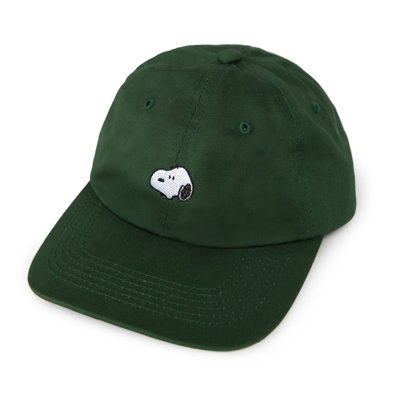 3P4 x Peanuts® - Snoopy Embroidered Dad Hat (Forest)