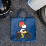 3P4 x Peanuts® - Snoopy Easy Rider Vintage-Style Market Tote