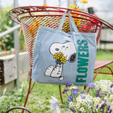 3P4 x Peanuts® - Snoopy Flower Bouquet Vintage-Style Market Tote