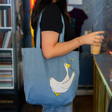 3P4 x Petunia® - Petunia Yellow Daisy Tote (Denim)