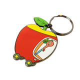 3P4 x Richard Scarry® - Apple Car Enamel Keychain