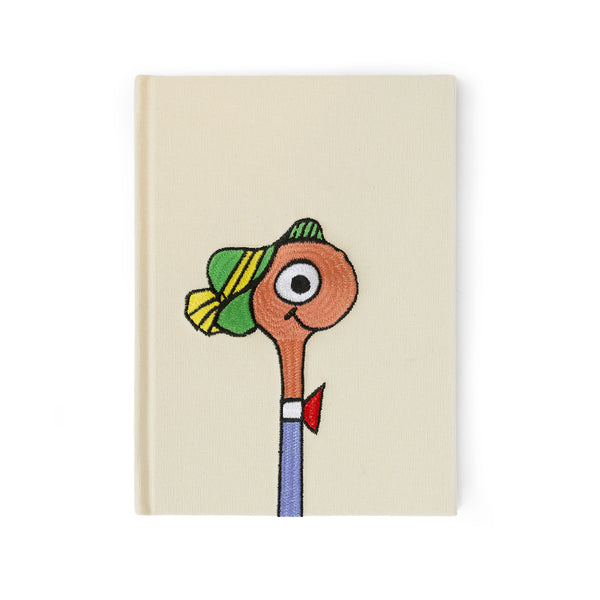 3P4 x Richard Scarry® -  Lowly Worm Embroidered Journal