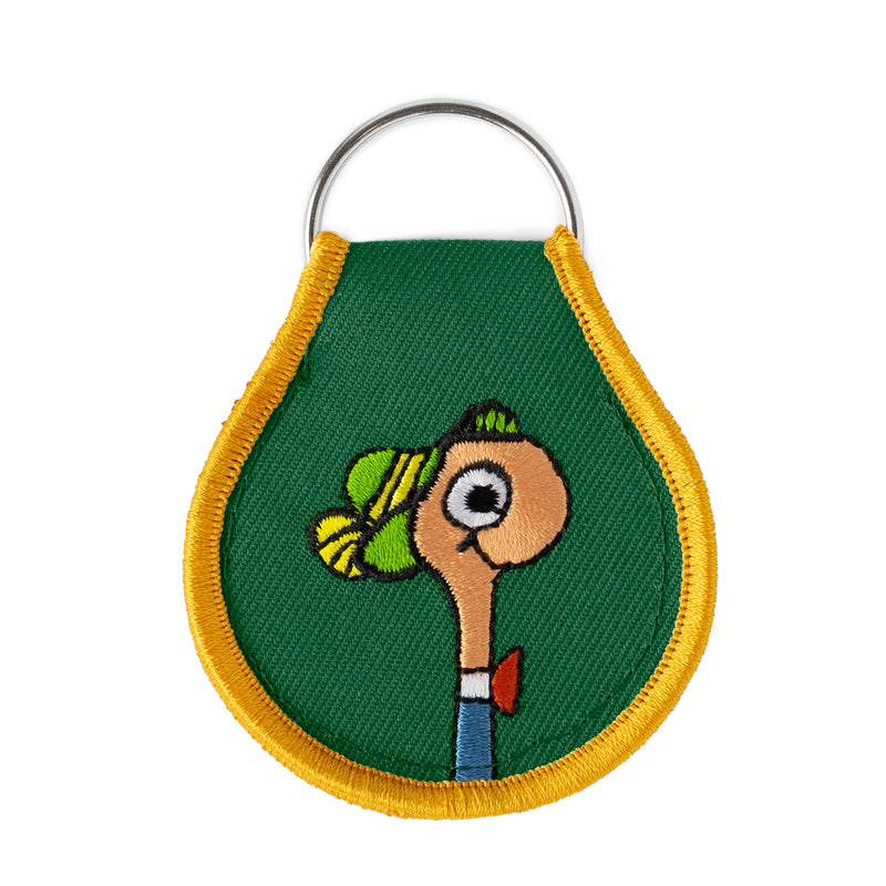 3P4 x Richard Scarry® - Lowly Worm Patch Keychain