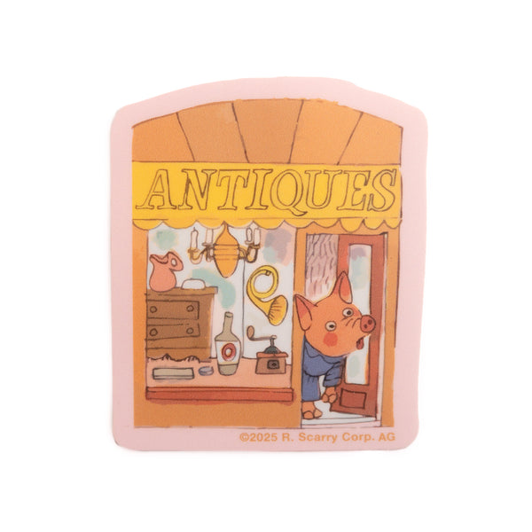 3P4 x Richard Scarry® - Antique Shop Sticker