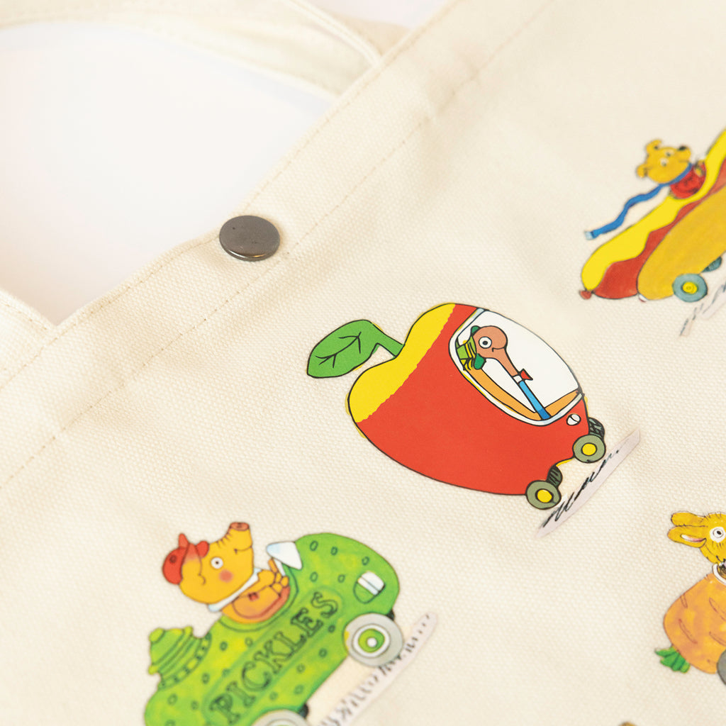 Three Potato Four x Richard Scarry I Am A Bunny Market Tote - Thumbnail 5