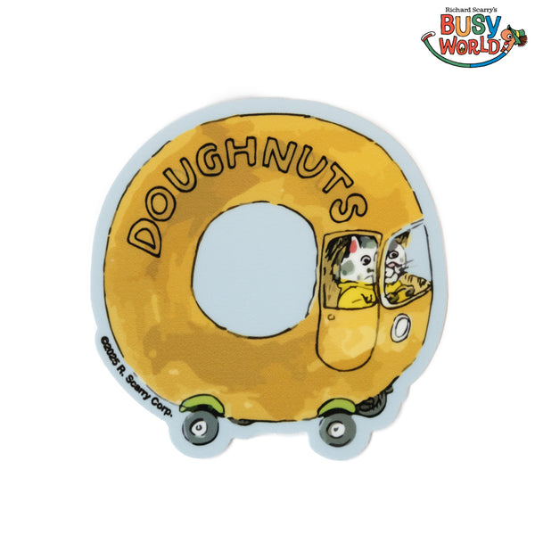 3P4 x Richard Scarry® - Doughnut Car Sticker