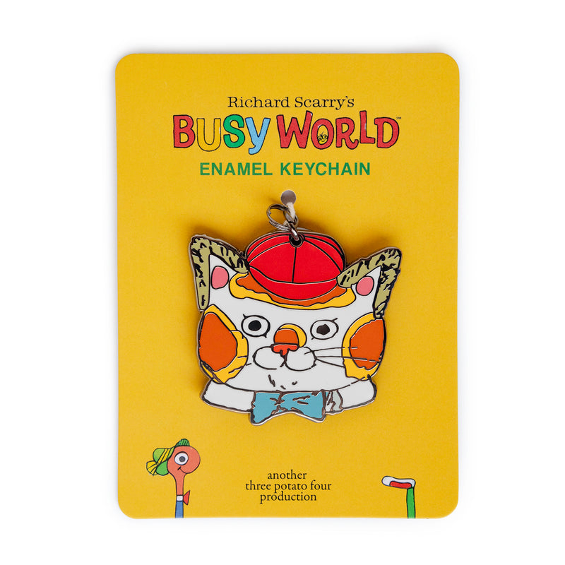 3P4 x Richard Scarry® - Huck Cat Enamel Keychain