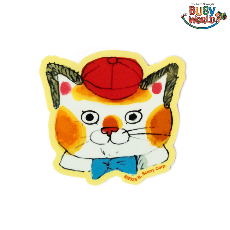 3P4 x Richard Scarry® - Huck Cat Sticker