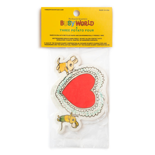 3P4 x Richard Scarry® - Mice Heart Air Freshener