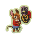 3P4 x Richard Scarry® - Mouse Bouquet Sticker