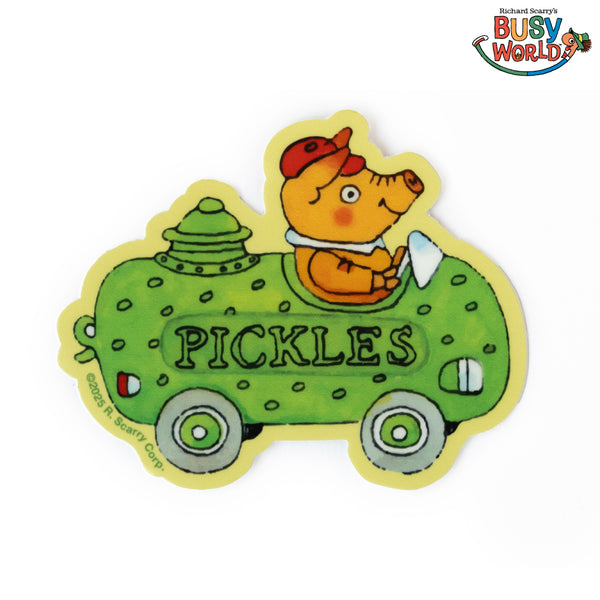 3P4 x Richard Scarry® - Pickle Car Sticker