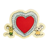 3P4 x Richard Scarry® - Mice Heart Sticker