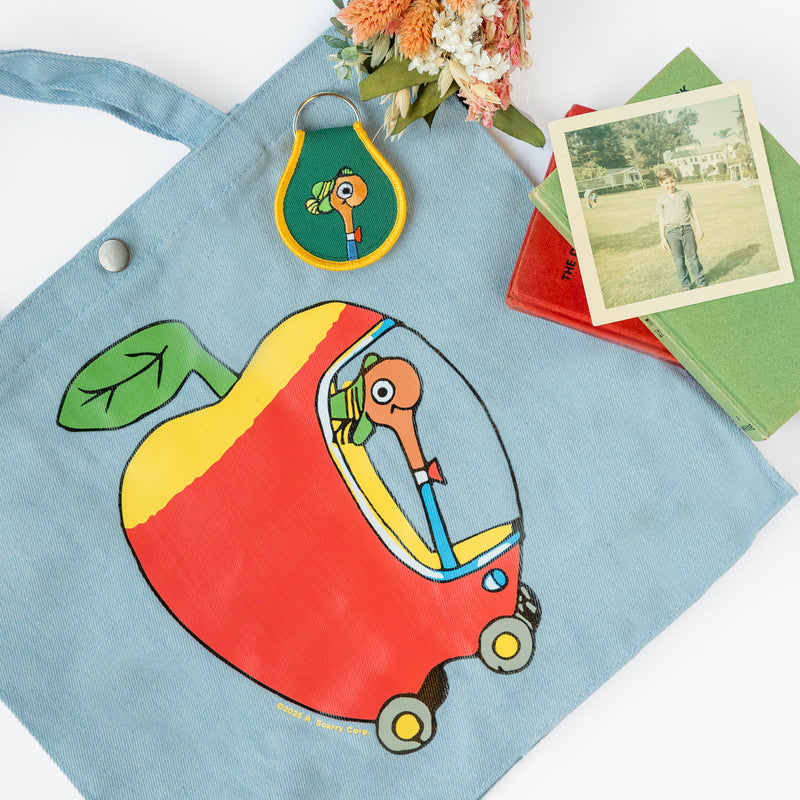 3P4 x Richard Scarry® - Apple Car Market Tote