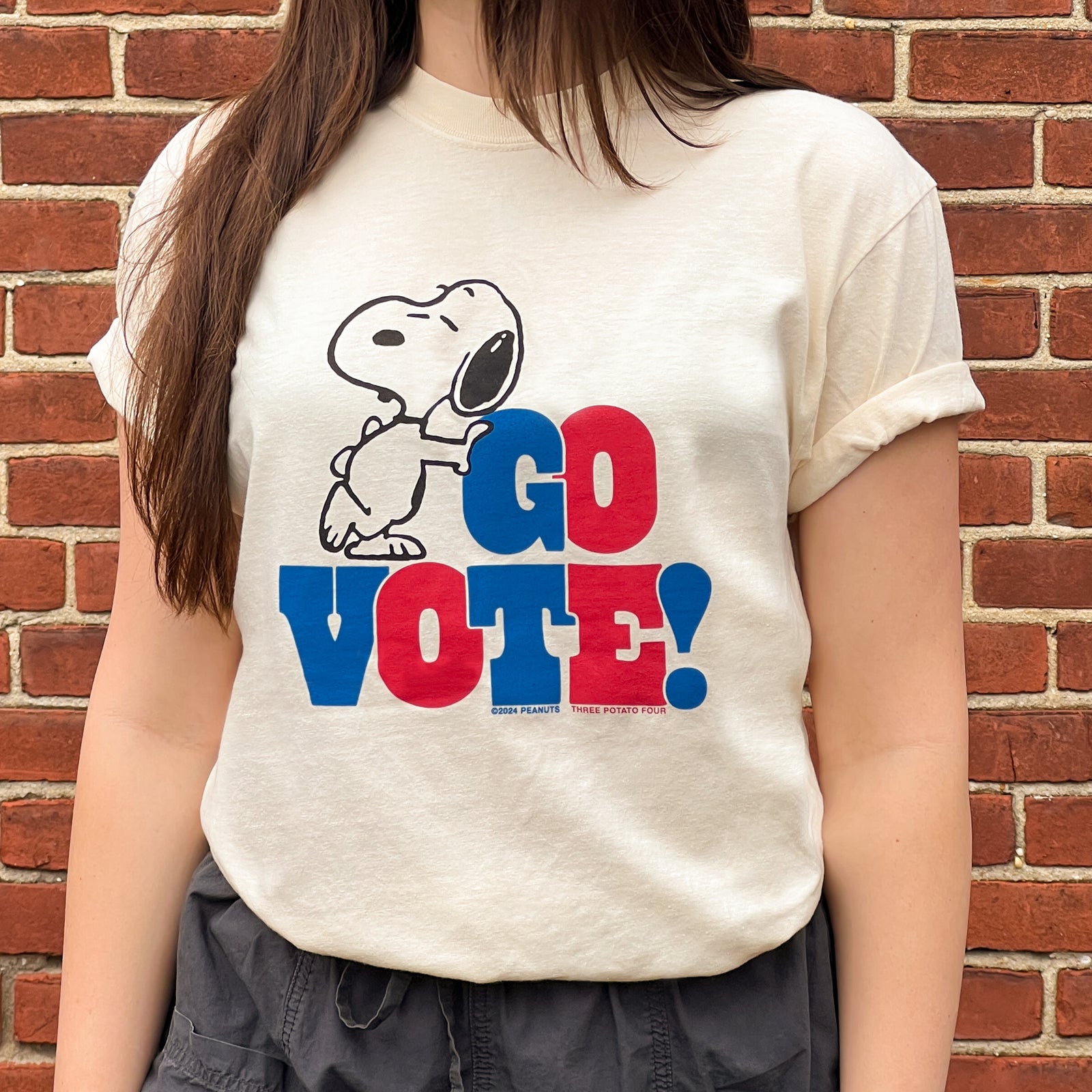 FRAMeWORK - 【新品】VOTE MAKE NEW CLOTHES×PEANUTS Tシャツの