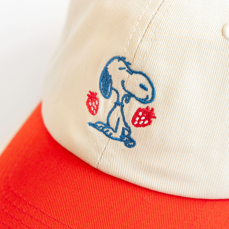 3P4 x Peanuts® - Snoopy Strawberry Dad Hat – THREE POTATO FOUR