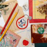 3P4 x Peanuts® - Snoopy Strawberry Patch Keychain