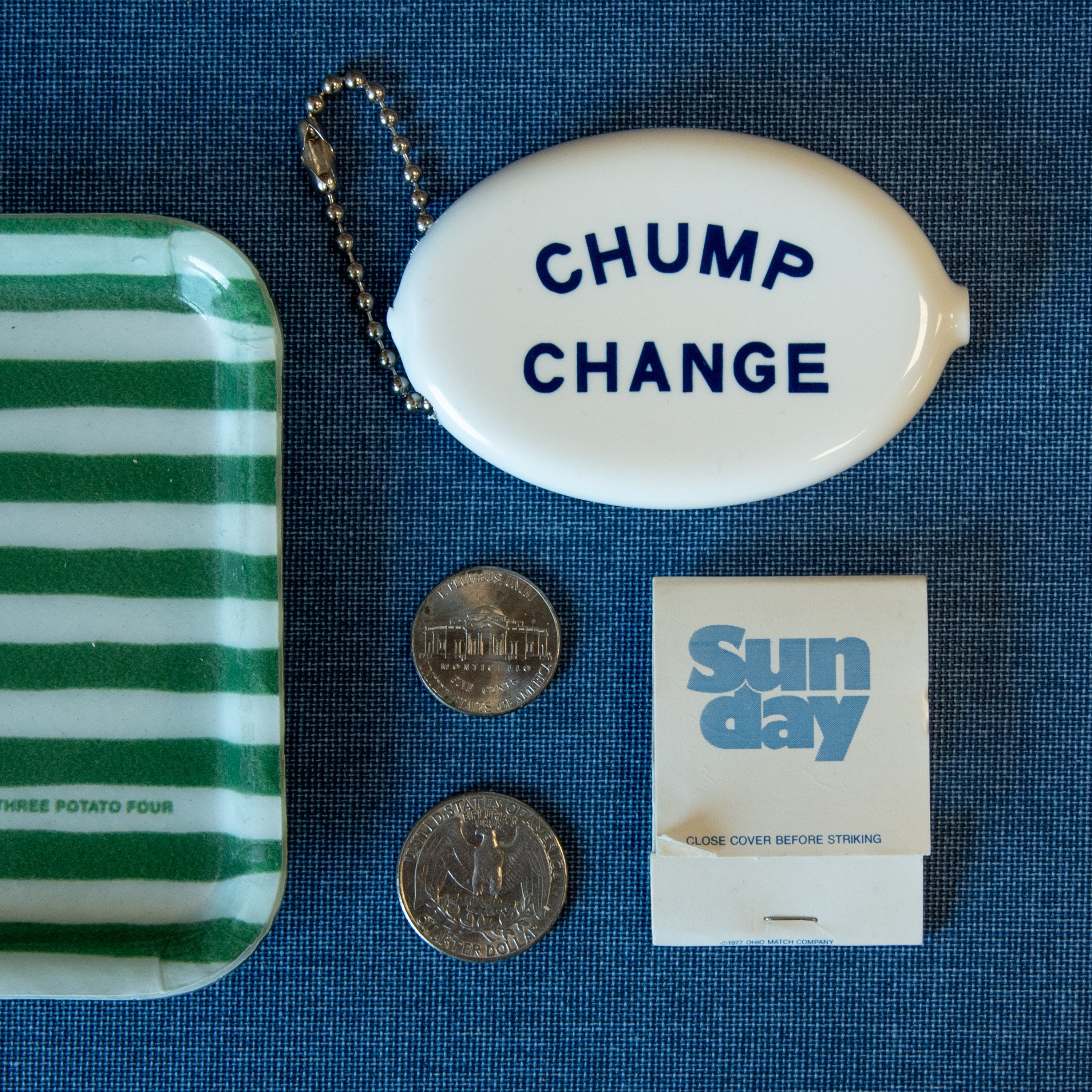 Coin Pouch Chump Change THREE POTATO FOUR